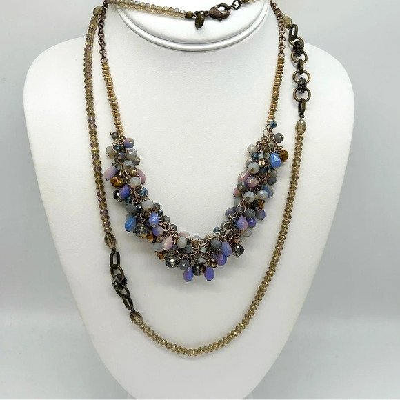 LOFT Set of Two Beaded Necklaces - Picture 1 of 2